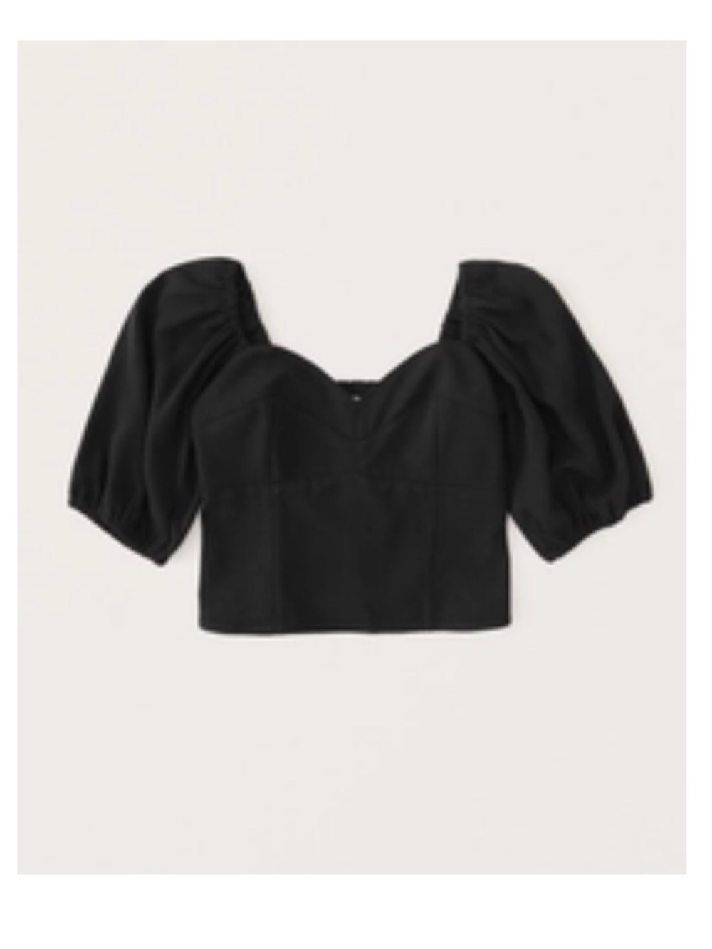 Abercrombie corset puff sleeve top size xs